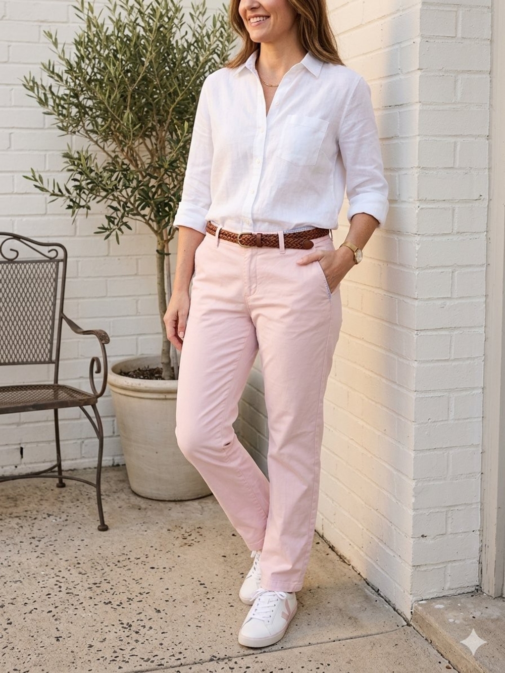 Tommy Hilfiger Light Pink Straight-Leg Women's Jeans • Size 10